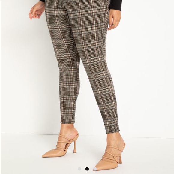 Eloquii Plaid Leggings NWOTs - Picture 2 of 4